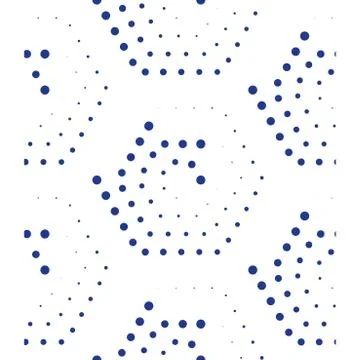 Subtle pattern with dotted hexagons Illustrazione stock