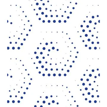 Subtle pattern with dotted hexagons Illustrazione stock