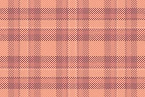 Subtle peach and rose plaid pattern.  Perfect for textile design, fashion, we Illustrazione stock