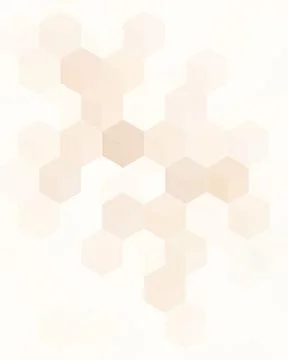 Subtle peach dimensional cubes appear in separated horizontal and diagonal .. イラスト素材