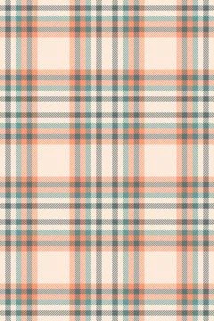 Subtle peach, teal, and gray plaid pattern.  Perfect for textile design, webs Stock Illustration