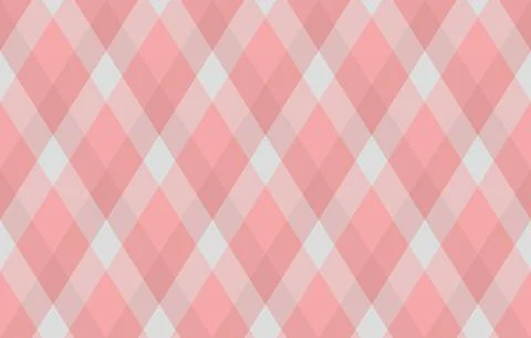 Subtle pink and white diamond plaid pattern.  Perfect for backgrounds, textil Stock Illustration