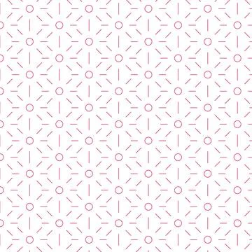 Subtle pink geometric pattern with starburst motifs Stock Illustration