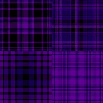 Subtle plaid pattern bundle for mockups. Gentle tartan textures add depth to  Illustrazione stock