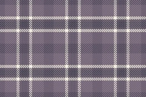 Subtle plaid pattern in muted purples and creams, evokes classic design and c Stock Illustration