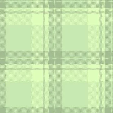 Subtle plaid pattern in soft green hues. Ideal for backgrounds, textiles, or  Stock Illustration