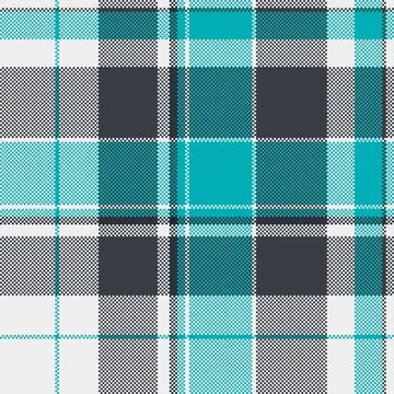 Subtle plaid seamless pattern, knot tartan texture vector. Production fabri.. Stock Illustration