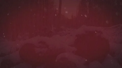 Subtle Red Christmas Worship Loop Stock Footage 68779353