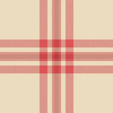 Subtle seamless check texture, fall fabric vector tartan. Shape background .. Stock Illustration