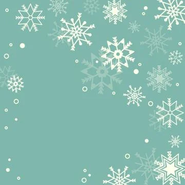 Subtle snowflakes pastel background 스톡 일러스트