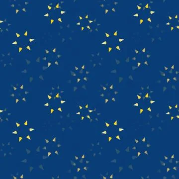 Subtle stars fading seamless pattern イラスト素材
