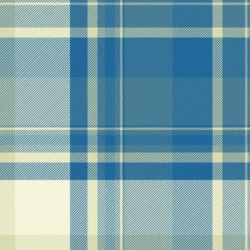 Subtle tartan plaid pattern with a woven fabric texture and clear check layou Stock Illustration