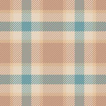 Subtle teal and beige plaid pattern.  Perfect for textile design, website bac イラスト素材