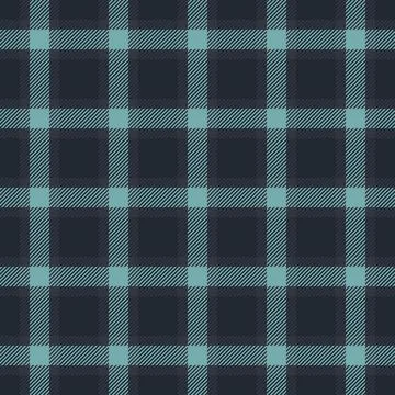 Subtle teal and dark grey plaid pattern.  Perfect for textile design, website Stock Illustration