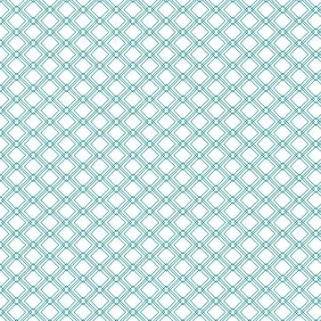 Subtle teal and white geometric diamond pattern background Stock Illustration