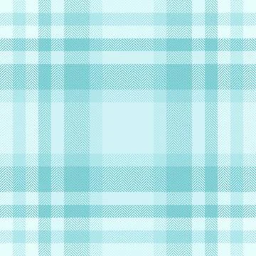 Subtle teal and white herringbone plaid pattern.  Perfect for textile design, Stock Illustration