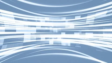 Subtle Technology Data Round Illustrazione stock