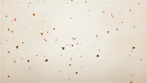 Subtle Terrazzo Pattern Background with Speckled Confetti on Beige Stock Footage 347561923