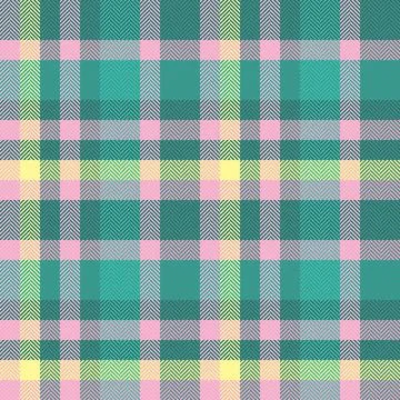Subtle textile vector background, mesh fabric plaid texture. Continuity tar.. Illustrazione stock