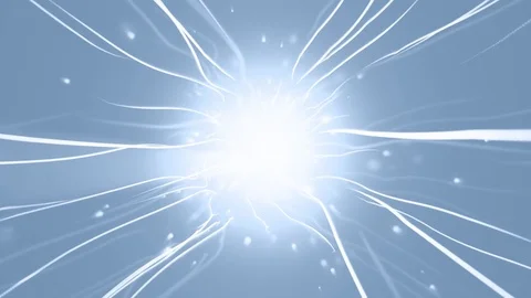 Subtle Warped Streaks and Particles Stock Footage 78594457