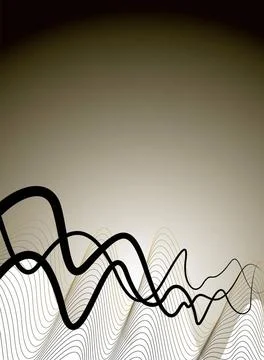 Subtle wave gold Subtle flowing background with room to add your own text ... Foto stock