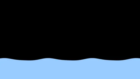 Subtle Wavy Horizon Animation Stock Footage 294145642