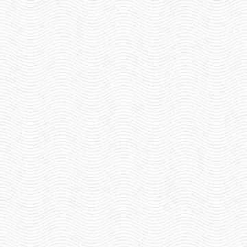 Subtle wavy line minimal white pattern background Stock Illustration