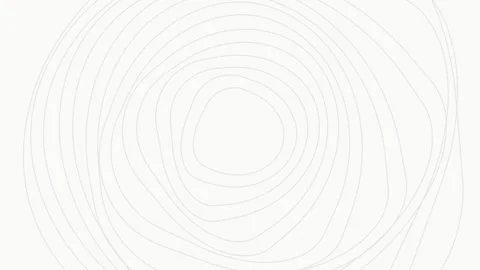 Subtle white concentric circles forming a soft and minimalist radial pattern Stock Footage 336263200
