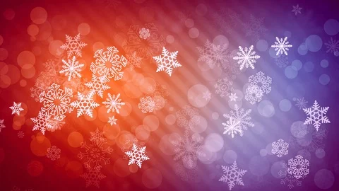 Subtle Winter Snow Flakes Stock Footage 92338189