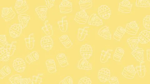 Subtle Yellow Abstract Pattern Background. Stock Illustration