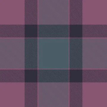 Subtle yet striking muted plaid pattern in dusty rose, teal, and charcoal.  P Stock Illustration