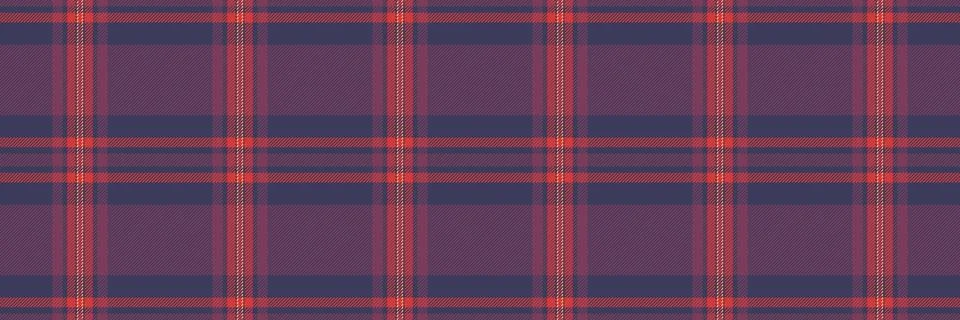 Subtle yet striking, this seamless red and navy plaid pattern exudes a sophis Stock Illustration