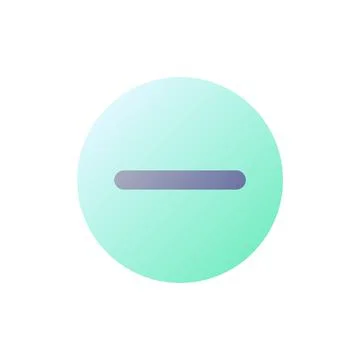 Subtraction button pixel perfect flat gradient color ui icon イラスト素材