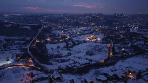 Suburb from above Foto stock