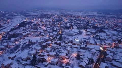 Suburb from above Foto stock