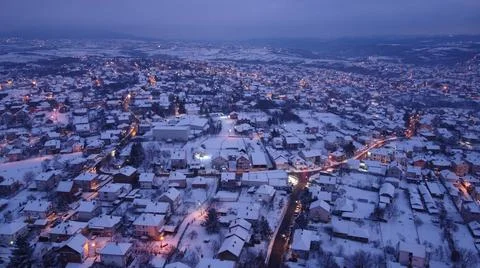 Suburb from above Foto stock