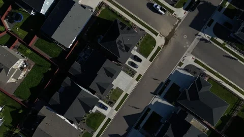 Suburb Aerial Stock Footage 249566883