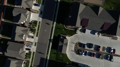 Suburb Aerial Stock Footage 249566898