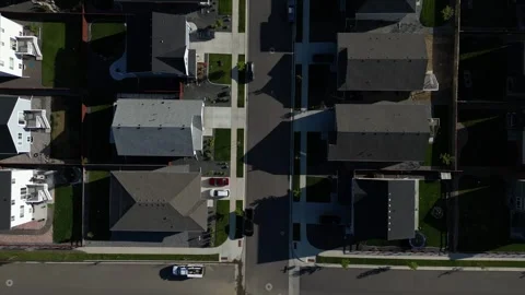 Suburb Aerial Stock Footage 249566902