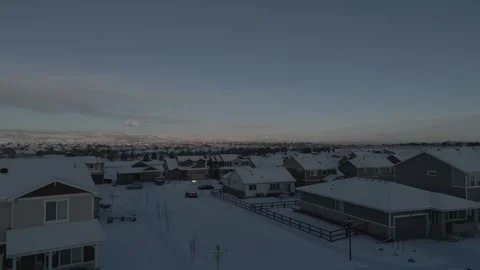Suburb Aerial Stock Footage 249645136
