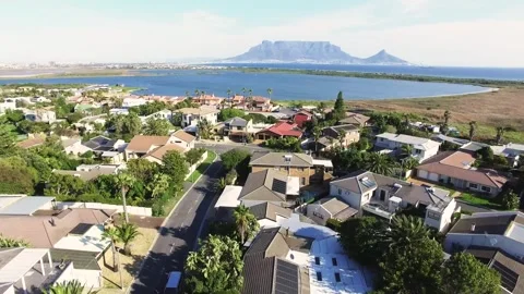 Suburb in Cape Town Stock Footage 241710375