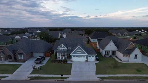 Suburb neighborhood Stock Footage 240220587