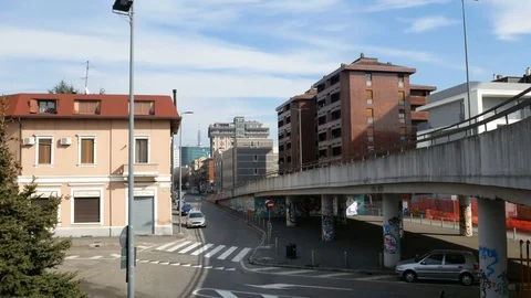 Suburban area close to Milan Video stock 73447161