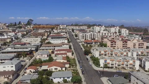 Suburban City Stock Footage 86253395