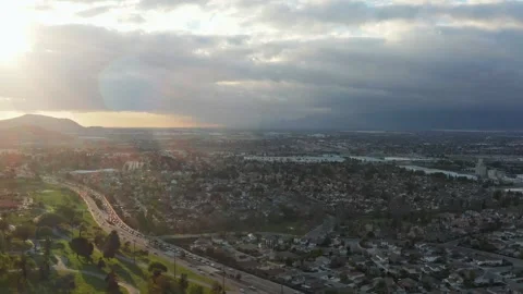 Suburban development in California 库存影片 347750236