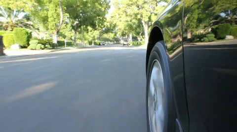 Suburban Drive 4 Stock Footage 757166