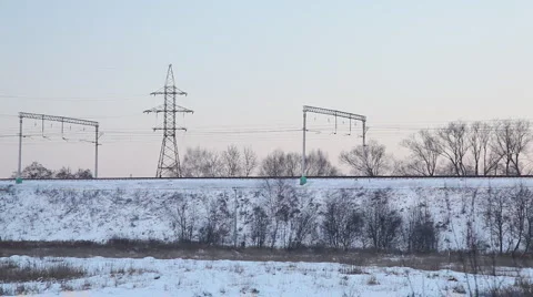 Suburban electric train 库存影片 987440