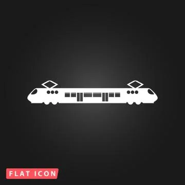 Suburban electric train Stock Illustration