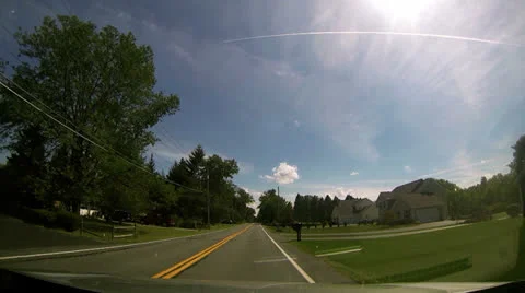 Suburban HD Video stock 26704293