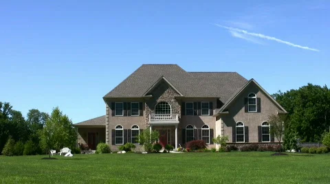 Suburban home Stock Footage 97950